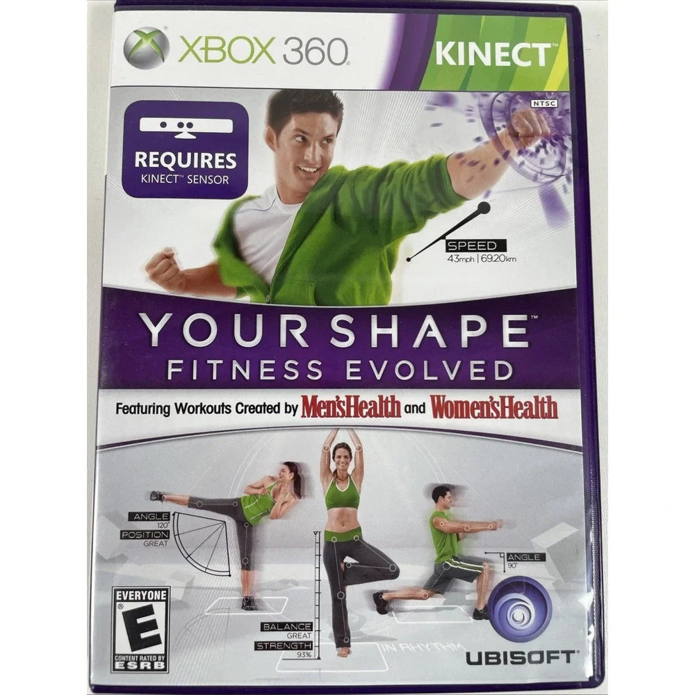 Your Shape: Fitness Evolved - Microsoft Xbox 360 Case, Booklet And Working Game